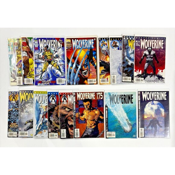 Wolverine Comic Book Lot #10, 50, 75, 100 plus more Hardcover Weapon X Book - Picture 2 of 7